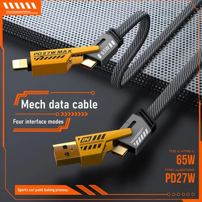4-in-1 Fast Charging Multi-Device Cable