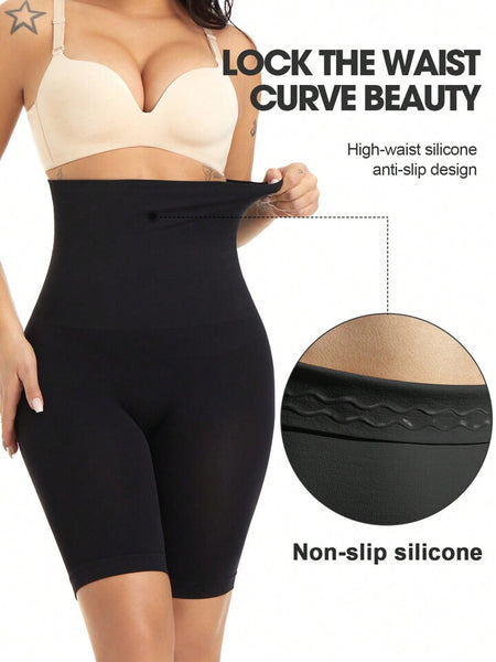 Seamless High Waist Shapewear with Thigh Compression