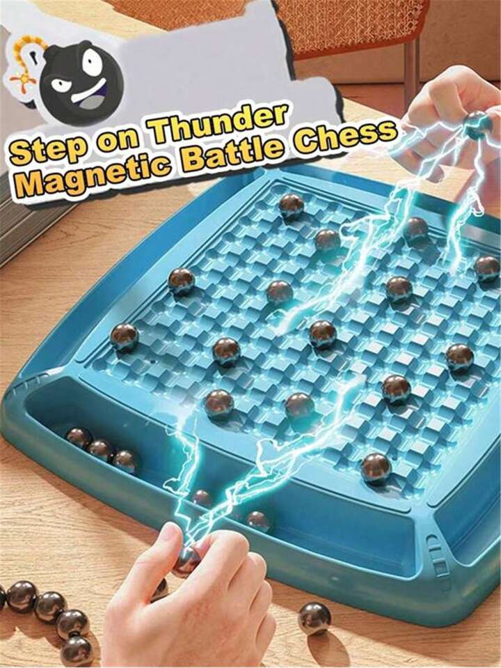 Magnetic battle chess