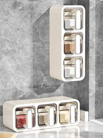 Wall Mount Spice Rack With Spoons
