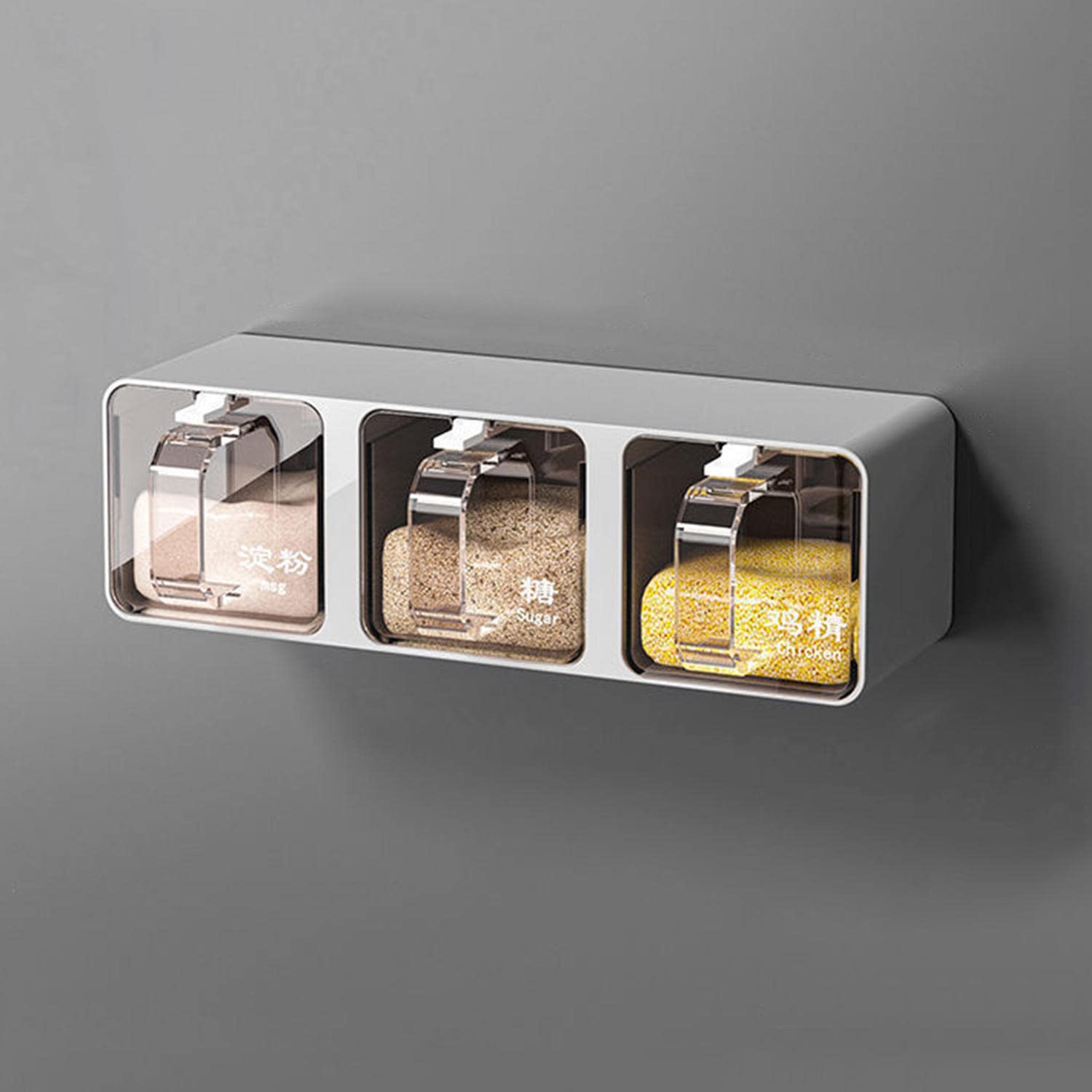 Wall Mount Spice Rack With Spoons