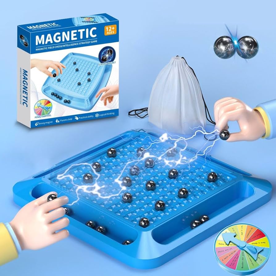 Magnetic battle chess