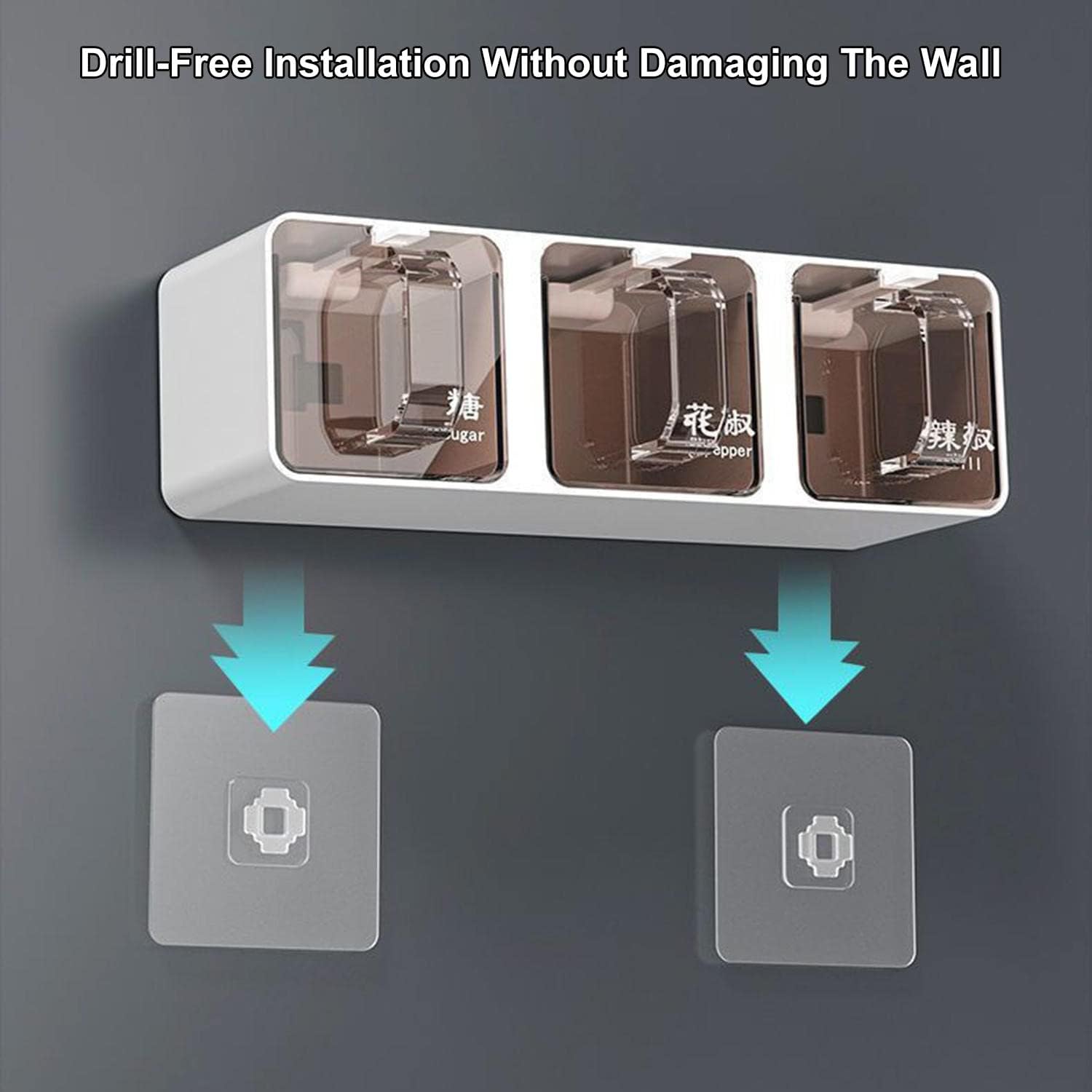 Wall Mount Spice Rack With Spoons