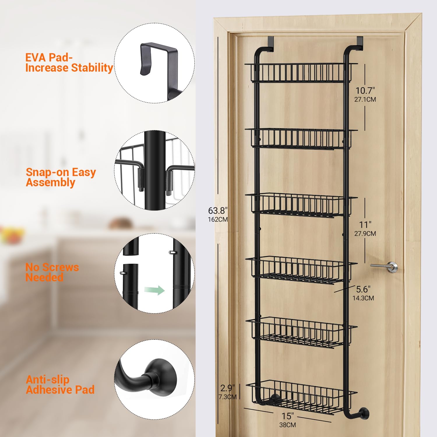 Over the Door Pantry Organizer