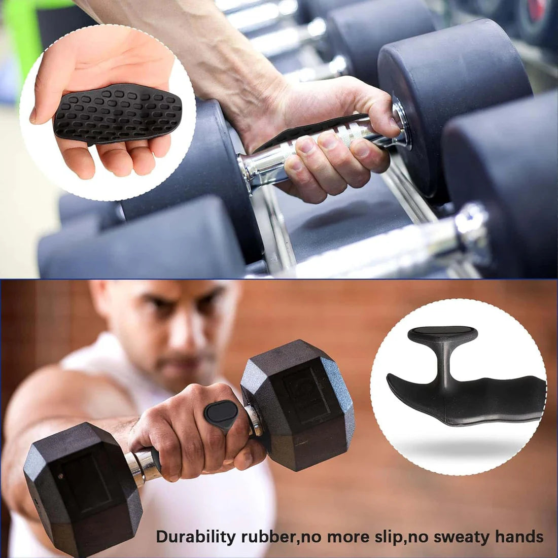 Gripfix Anti-Slip Workout Grips (2pcs)