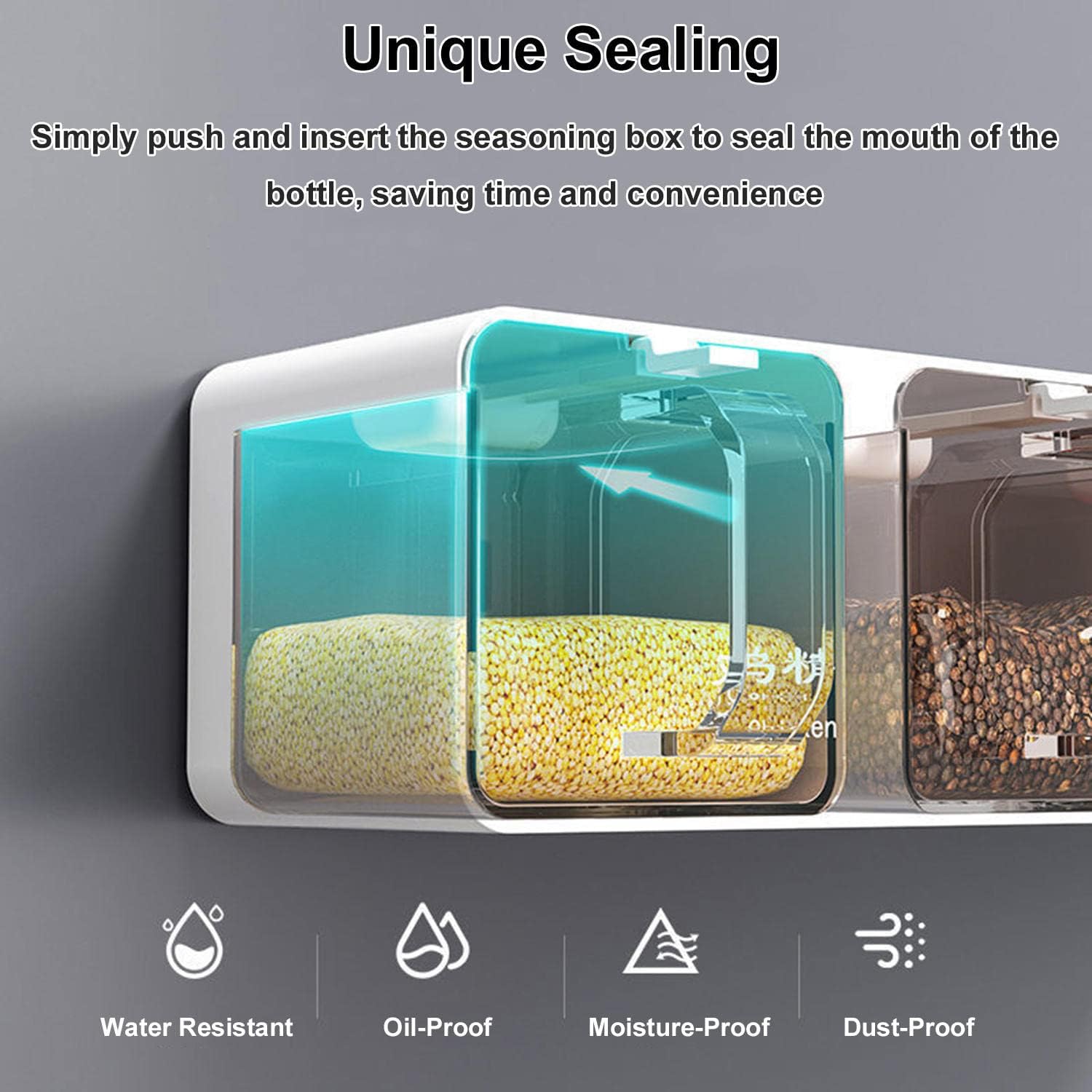 Wall Mount Spice Rack With Spoons