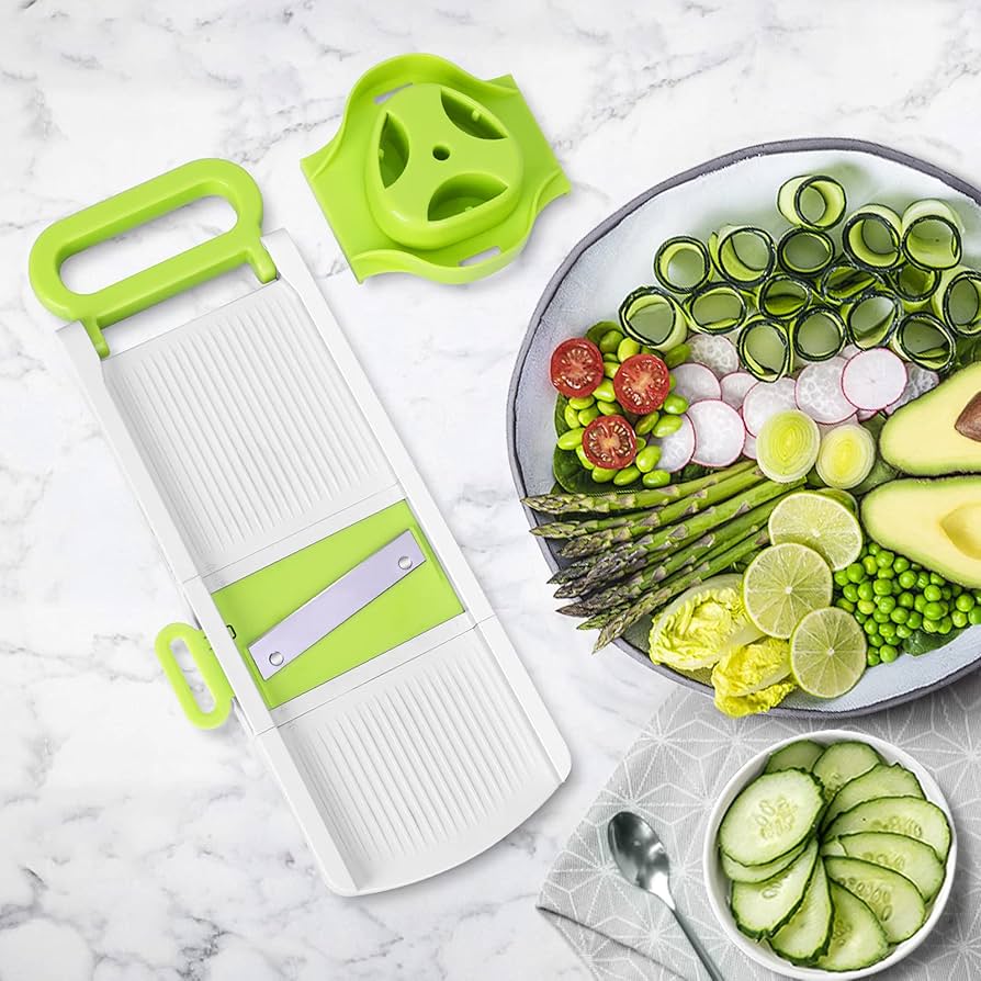 5-in-1 Stainless Steel Mandolin Vegetable Slicer