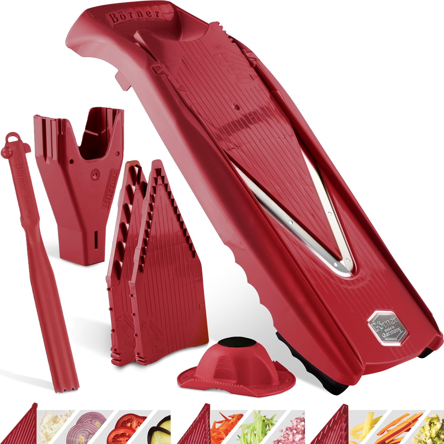 5-in-1 Stainless Steel Mandolin Vegetable Slicer