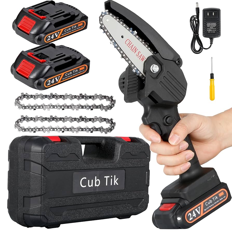 Electric Chainsaw - Dual Battery