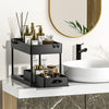 Sliding Cabinet Basket Organizer - 2 Tier Storage
