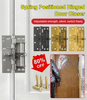 Automatic closing Spring Hinge