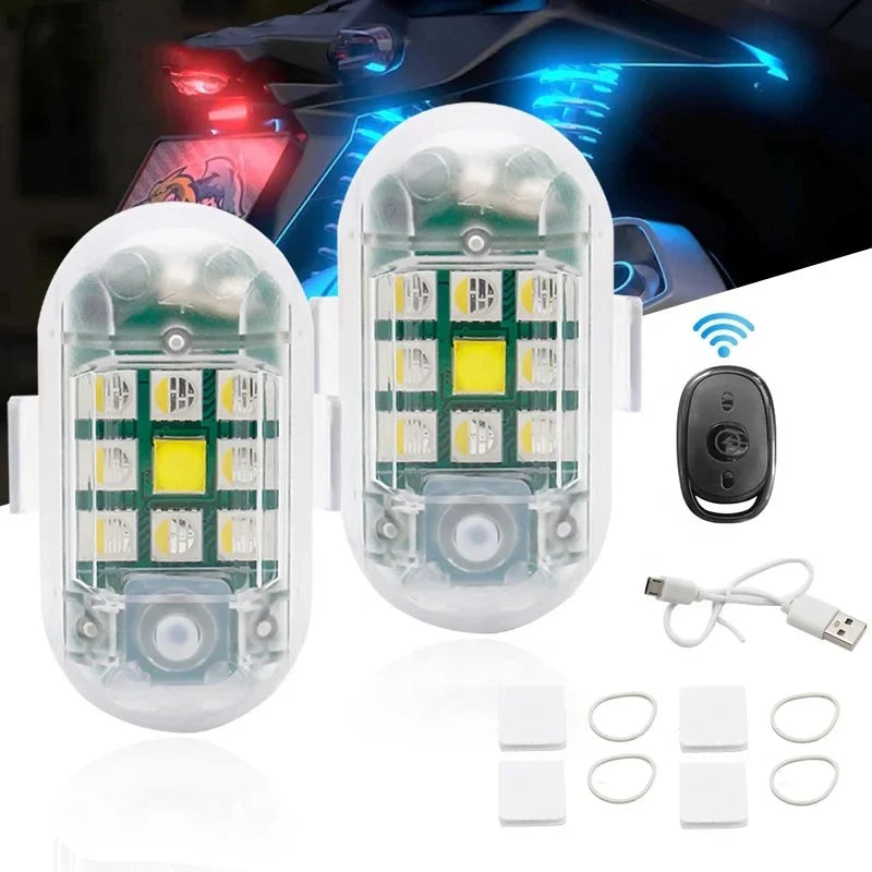 Wireless Led Strobe Lights | 2 PCS