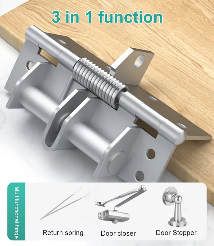 Automatic closing Spring Hinge