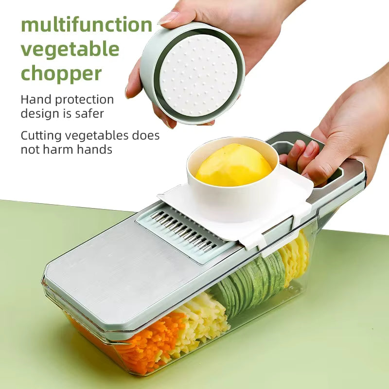 8 in 1 Stainless Steel Vegetable Slicer