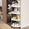5 layers Rolling Corner Shelf
