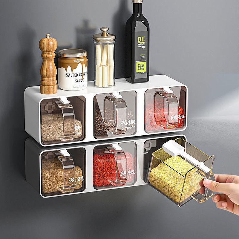 Wall Mount Spice Rack With Spoons