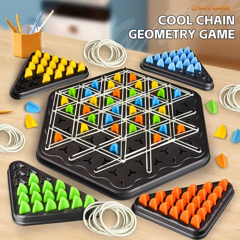Chain Triangular Chess Game