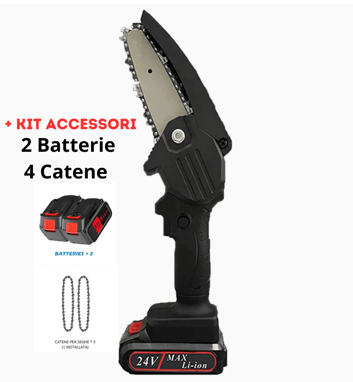 Electric Chainsaw - Dual Battery