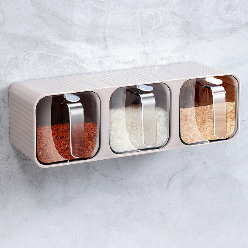 Wall Mount Spice Rack With Spoons