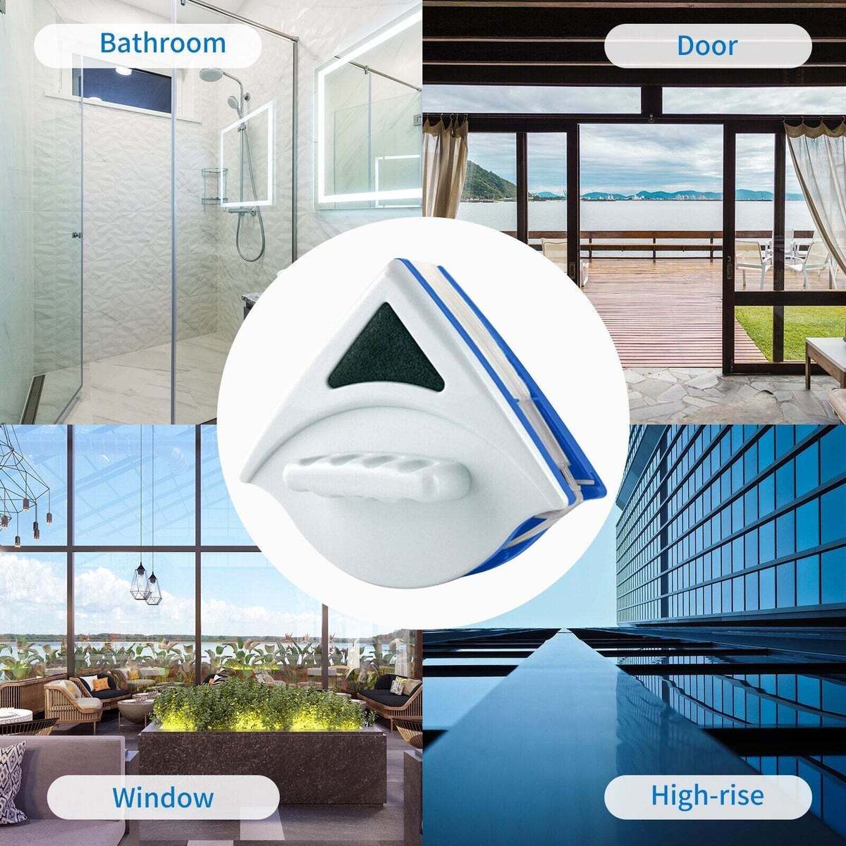 Magnetic Window Cleaner For Double Vitrage