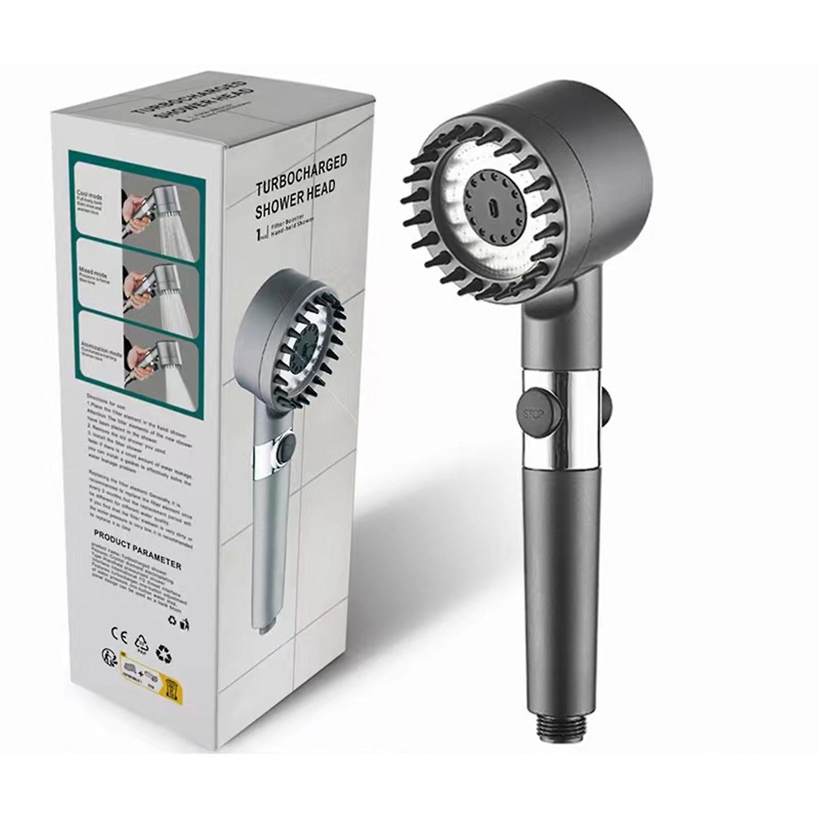 Showery® Turbo Massage Shower Head